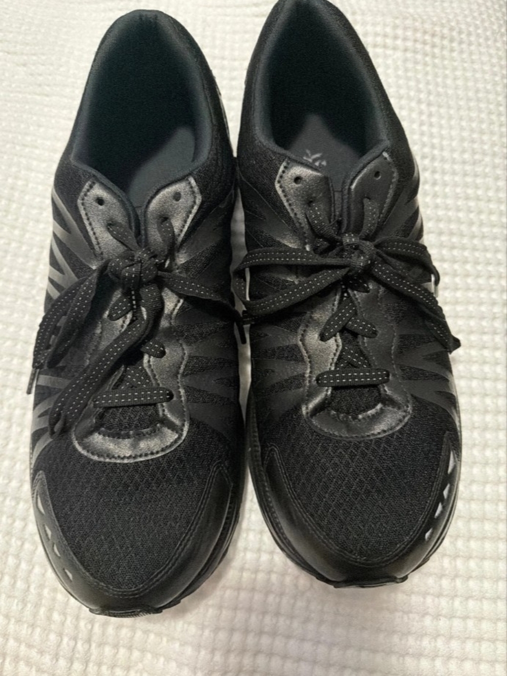 Men's Size 10D SAS Black Mission One Sneakers Lace-Ups. Breathable Mesh.